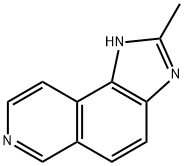 1H-Imidazo[4,5-f]isoquinoline,2-methyl-(9CI) Struktur