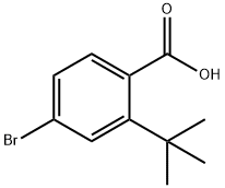 4-bromo-2-tert-butylbenzoic acid Struktur