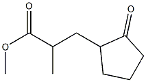 α-Methyl-2-oxocyclopentanepropionic acid methyl ester Struktur