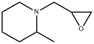 2-methyl-1-(oxiran-2-ylmethyl)piperidine Struktur