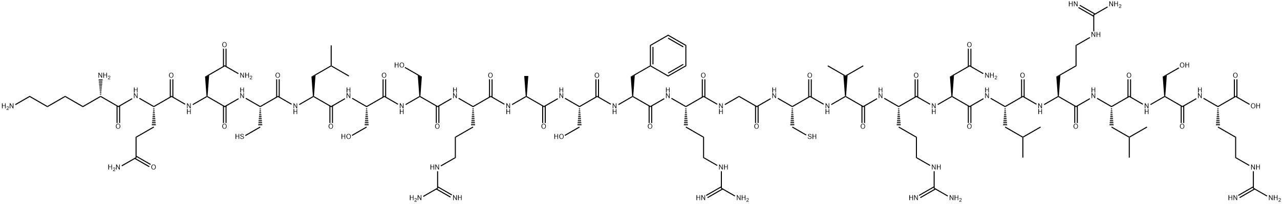 GD-6 peptide Struktur