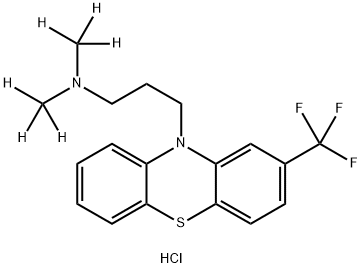 TrifluproMazine Hydrochloride-d6 Struktur