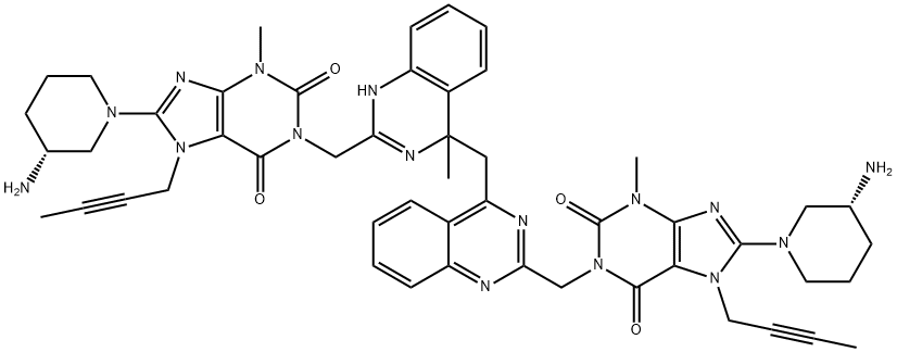 Linagliptin MethyldiMer Struktur