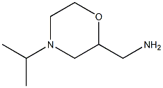 2-Morpholinemethanamine,4-(1-methylethyl)-(9CI) Struktur