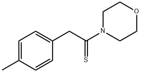 Ethanethione, 2-(4-Methylphenyl)-1-(4-Morpholinyl)- Struktur