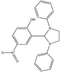 2-(1,3-diphenyl-2-imidazolidinyl)-4-nitrophenol Struktur