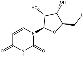 1 - ((2R,3R,4S,5S)-3,4-二羥基-5-(碘甲基)四氫呋喃-2-基)嘧啶-2,4(, 14259-58-6, 結(jié)構(gòu)式