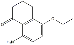 1(2H)-Naphthalenone,8-amino-5-ethoxy-3,4-dihydro-(9CI) Struktur