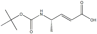 2-Pentenoic Acid, 4-[[)1,1-Dimethylethoxy)Carbonyl]amino]-, (2E,4s)-(9CI)