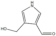 1H-Pyrrole-3-carboxaldehyde,4-(hydroxymethyl)-(9CI) Struktur