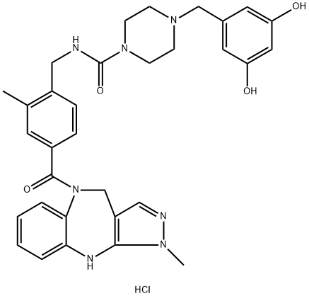 WAY-267464 dihydrochloride Struktur