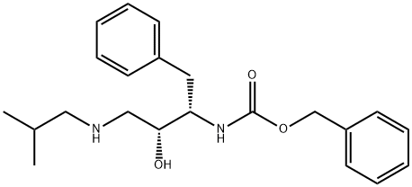 [(1S,2R)-2-hydroxy-3-[(2-methylpropyl)amino]-1-(phenylmethyl)propyl]-phenylmethyl ester Struktur