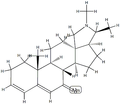 Conanine-3,5-dien-7-one Struktur