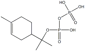 alpha-terpinyl pyrophosphate Struktur