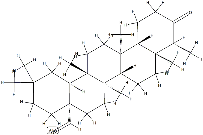 28-Oxo-D:A-friedooleanan-3-one Struktur