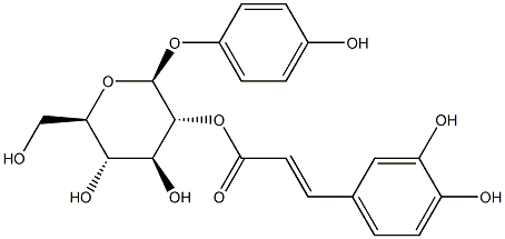 2-O-Caffeoyl arbutin Struktur