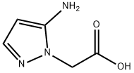 1H-Pyrazole-1-aceticacid,5-amino-(9CI) Struktur