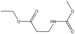 -bta--Alanine,  N-(methoxycarbonyl)-,  ethyl  ester Struktur