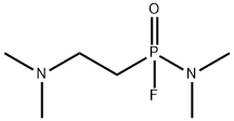 2-dimethylaminoethyl(dimethylamido)phosphonofluoridate Struktur