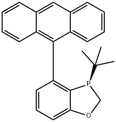 (R)-4-(anthracen-9-yl)-3-(t
ert-butyl)-2,3-dihydrobenz
o[d][1,3]oxaphosphole Struktur