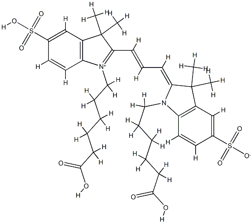 Cy3 DiAcid(DiSO3) Struktur