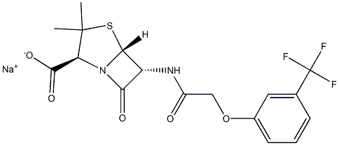 trifluoromethyl penicillin V Struktur