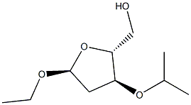 alpha-D-erythro-Pentofuranoside,ethyl2-deoxy-3-O-(1-methylethyl)-(9CI) Struktur