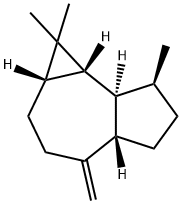 [1aS,4aα,7aβ,7bα,(-)]-Decahydro-1,1,7α-trimethyl-4-methylene-1H-cyclopropa[e]azulene Struktur