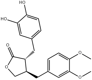 3'-O-Demethylarctigenin Struktur