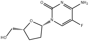 2',3'-dideoxy-beta-5-fluorocytidine Struktur