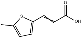 (E)-3-(5-methylthiophen-2-yl)acrylic acid Struktur