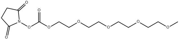 甲氧基-四聚乙二醇-琥珀酰亞胺碳酸鹽, 147912-03-6, 結(jié)構(gòu)式