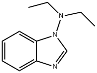 1H-Benzimidazol-1-amine,N,N-diethyl-(9CI) Struktur