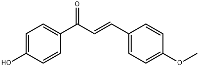 4,4'-Dihydroxychalcone, 4-Methyl ether Struktur