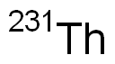 THORIUM-231 Struktur