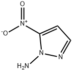 1H-Pyrazol-1-amine,5-nitro-(9CI) Struktur