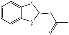 2-Propanone,1-(2(3H)-benzothiazolylidene)-(9CI) Struktur