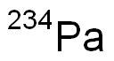 PROTACTINIUM-234 Struktur