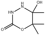 2H-1,3,4-Oxadiazin-2-one,tetrahydro-5-hydroxy-5,6,6-trimethyl-(9CI) Struktur