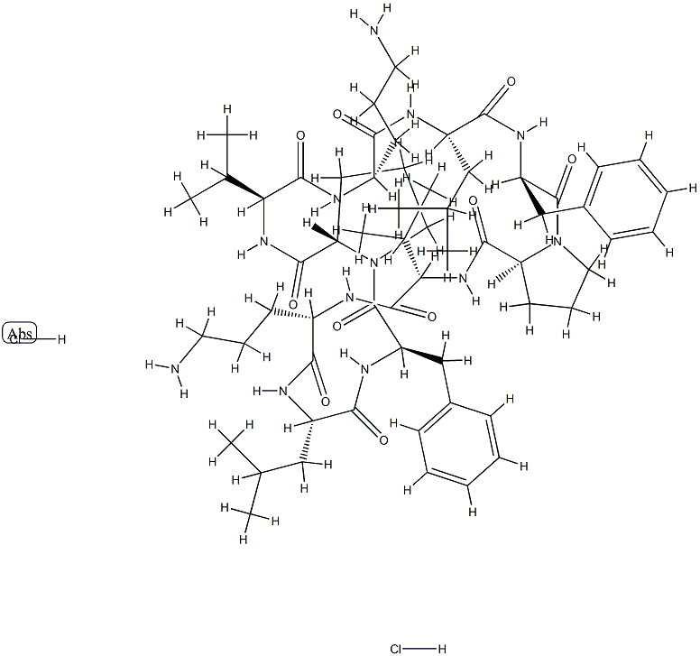 GRAMICIDIN S HYDROCHLORIDE Struktur