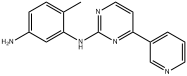 N-(5-Amino-2-methylphenyl)-4-(3-pyridyl)-2-pyrimidineamine Struktur