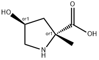 D-Proline, 4-hydroxy-2-methyl-, (4S)-rel- (9CI) Struktur