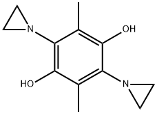 3,6-dimethyl-2,5-diaziridinylhydroquinone Struktur