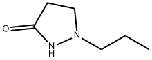 3-Pyrazolidinone,1-propyl-(9CI) Struktur