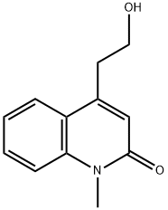 2(1H)-Quinolinone,4-(2-hydroxyethyl)-1-methyl-(9CI) Struktur