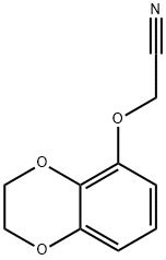 (2,3-Dihydro-benzo[1,4]dioxin-5-yloxy)-acetonitrile Struktur