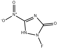 3H-1,2,4-Triazol-3-one,2-fluoro-2,4-dihydro-5-nitro-(9CI) Struktur