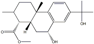 Methyl 7,15-dihydroxydehydroabietate Struktur