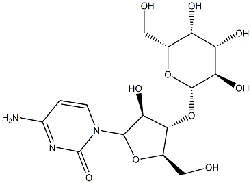 3'-O-galactopyranosylcytarabine Struktur