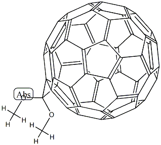 1,2-(DIMETHOXYMETHANO)FULLERENE C(60) Struktur